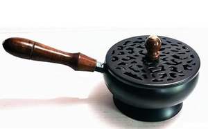 Brûleur métallique religieux décoratif, design compact, écologique, fait main, pour la décoration de table basse ou d'étagère, faible coût, M/S SHAAD - Product Image 2