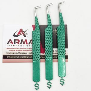 Pincel de Pestañas Ecológico de Acero Inoxidable con Punta Afilada de 90 Grados, Probado a Mano, Precisión, Durabilidad y Punta de Fibra Sostenible - Product Image 1