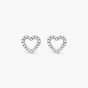 Boucles d'oreilles clous de luxe en argent 925 avec diamants Moissanite, pierres scintillantes de coupe ronde intemporelle, pour le quotidien, les fêtes, cadeau pour lui/elle - Product Image 1