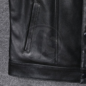 Solid Color Bulk Quantity <b>Men</b> Leather <b>Vest</b> Casual Wear <b>Men</b> Leather <b>Vest</b> Low Price <b>Men</b> Leather <b>Vest</b> - Product Image 5