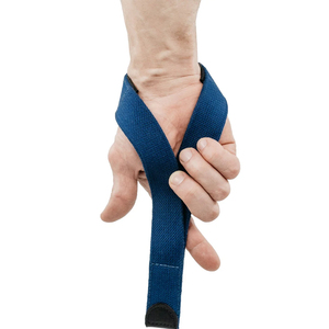 Sangles de musculation en coton robustes personnalisables avec logo et couleur sur mesure, sangles de levage écologiques robustes - Product Image 3