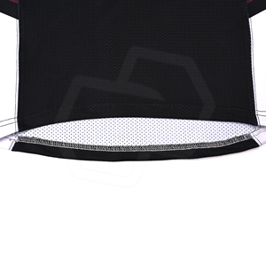 Camiseta de Fútbol Americano Sublimada Negra y Granate para Hombre, Cuello en V, Manga Corta, Transpirable, Ajuste Atlético, Uniforme Deportivo al por Mayor - Product Image 6
