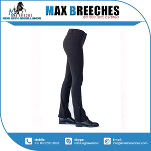 Womens Premium Formal Equestrian Jodhpurs | Slim Fit Stretch Horse Riding <b>Pants</b> Breathable Satin Fabric Durable Elegant Wear - Product Image 5