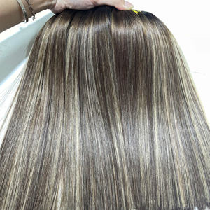 ผมต่อเวียดนามแท้คุณภาพสูง เนื้อเนียนตรง สำหรับผู้หญิง สีไฮไลท์เปียโน ราคาโรงงานขายส่ง - Product Image 6