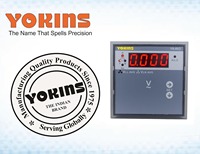 Voltmeter Digital 3 Fasa Yokins Y9-AV3 True RMS 4 Digit AC 15-600V PT Pilihan Frekuensi Tampilan Aluminium 96x96mm