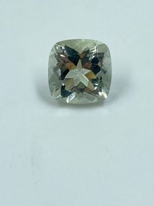 Natural Top Quality Green Amethyst Gemstone Loose Stone 7.38Carat 12MM <b>Cushion</b> Cut Green <b>Colour</b> For Jewelry Making - Product Image 3