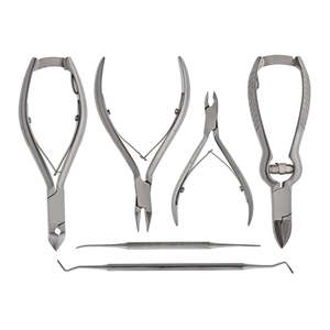 Ensemble de podologie 6 pièces en acier inoxydable, kit d'outils de soin des ongles des pieds - Product Image 2