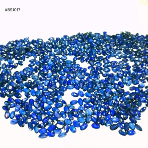 Saphir bleu de Madagascar de qualité supérieure, diffusion 194,62 ct, ensemble ovale et poire, qualité 3A, pierres précieuses facettées pour pendentif. - Product Image 3