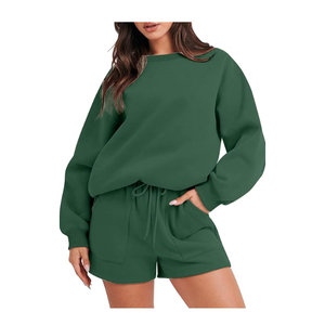 Sudadera de Estilo Hip Hop Extra Grande de Moda al por Mayor OEM, Sudadera de Manga Larga de Color Sólido para Invierno - Product Image 6
