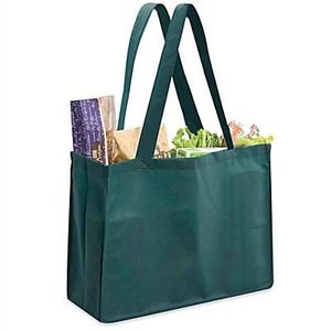 Bolsas de Compras Reutilizables al por Mayor, Económicas, Laminadas, Reciclables, de Tela No Tejida de Polipropileno, con Diseño de Letras, Extra Grandes, para Supermercado - Product Image 2