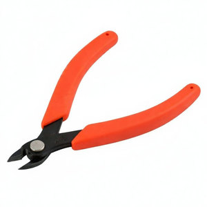 Heavy Duty Stainless Steel <b>Flush</b> Cutting Pliers 12 AWG Wire Professional Lightweight Maxi Shear <b>Cutter</b> High Quality 5" Jewelry - Product Image 1