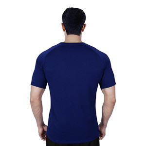 Camiseta de Manga Corta para Hombre Caprio, Azul, Tejida, 100% Algodón, con Logotipo en el Frente, Transpirable, de Secado Rápido, Corte Regular, Cuello Redondo, Informal - Product Image 3