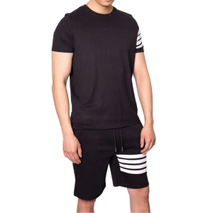 Ensemble T-shirt et short tendance pour homme, vêtements de sport, tenue d'entraînement de gym, tissu à séchage rapide, léger, personnalisable OEM ODM - Product Image 5