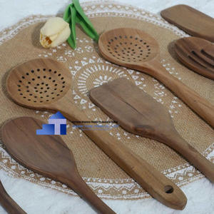 Cucharas de madera personalizadas, las más vendidas, utensilios de cocina únicos, cucharas para accesorios de cocina, de fabricante vietnamita, al por mayor. - Product Image 3