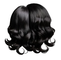 Pelucas de Cabello Humano Indio Negro 100% Natural, Cortas y Largas, Cabello Virgen Remy Sin Procesar, Doble Trama, Frente de Encaje para Mujer - Product Image 2