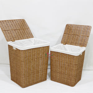 Artex Dong thap ตะกร้าเชือกหญ้าทะเลงานทำมือสำหรับจัดเก็บซักรีดอย่างมีประสิทธิภาพและโซลูชันการจัดระเบียบบ้าน - Product Image 1