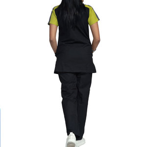 Women's Plus Size Custom Plain Stretchable Nursing <b>Scrub</b> Suits with Breathable Fabric Hospital Use Custom Logo - Product Image 6