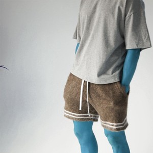 Men <b>Shorts</b> Manufacturer Thick Gauge Knit Design Relaxed Men Fashion Summer Collection - Product Image 1
