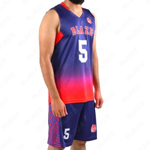 Uniformes de Baloncesto Personalizados, Transpirables, de Secado Rápido, Reversibles, Unisex, sin Mangas, Cuello en V, Impresión por Sublimación - Product Image 3