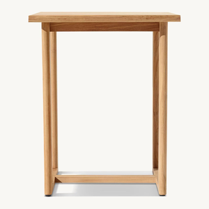 Modern Industrial <b>Bar</b> Chair for Restaurant Furniture <b>Set</b> with Teak Wooden Frame and Cushioned Seat Stylish - Product Image 5
