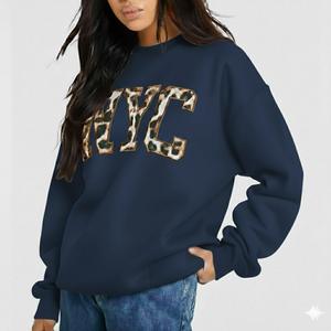 Pull-over col roulé pour femme, personnalisé, à manches longues, avec logo frontal, écologique, anti-plis, 100 % coton, prix de gros abordable - Product Image 2