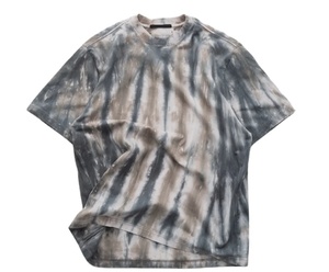 Fabricantes Vintage Retro-Heavy 200g Knitted Tie Dyed Wash Camisetas O-cuello de manga corta suelta Tops para hombres camiseta de gran tamaño - Product Image 3
