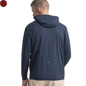 Sweat-shirt à capuche en tissu gaufré pour homme avec poche, coupe classique, en polyester, pour un usage décontracté ou sportif - Product Image 5