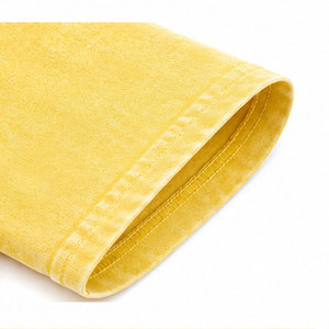 T-shirt en tricot à manches courtes et col rond pour filles, style streetwear, en mélange de coton confortable, pour les enfants actifs - Product Image 4