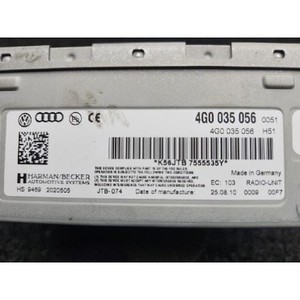 Unidad de Control de Radio A6 4F, 4G 2008-2014 Usada ORIGINAL 4G0035056 - Product Image 3