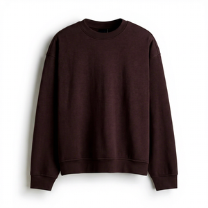 Sweat-shirt à col rond en polaire pour homme personnalisé, sweat-shirt à manches longues surdimensionné de haute qualité - Product Image 6