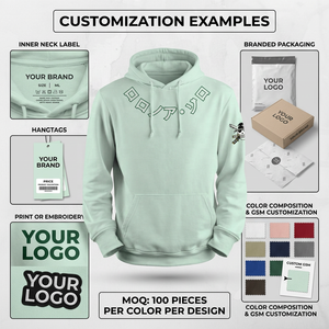 Sweat à capuche en molleton de coton pour homme 280 GSM, impression numérique avant et arrière, logo personnalisé, marque privée, vente en gros - Product Image 5