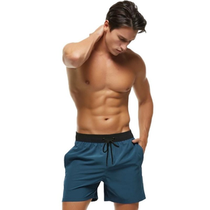 Short de bain pour homme à séchage rapide, léger et respirant, avec cordon de serrage, taille mi-haute, pour l'été - Product Image 3