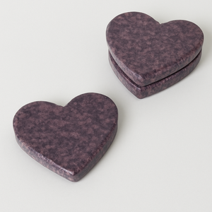 Posavasos de Mármol Elegantes en Forma de Corazón, Posavasos Clásicos de Piedra Natural para Mesas de Comedor, Sala de Estar, Bodas, Personalizables - Product Image 1