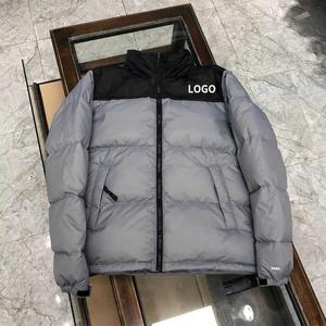 Wholesale Custom Men's Stand Collar Winter <b>Waterproof</b> <b>Padded</b> Bubble Jacket Quilted Outdoor Custom Puffer Jacket Men - Product Image 5