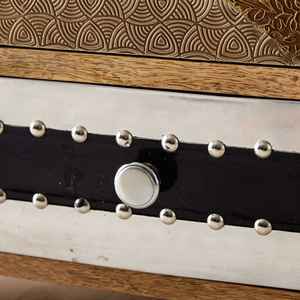 Buffet de rangement modulaire multifonction en bois massif, design européen durable, fait main, pour salon - Product Image 3