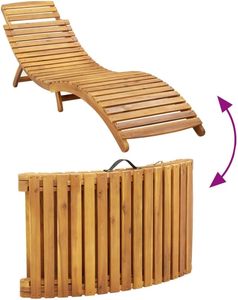 Chaise longue en teck avec coussin, lit de repos extérieur au bord de la piscine, design contemporain pour villa, hôtel, mobilier de resort - Product Image 3