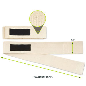 Correa de Muñeca Deportiva de Color Sólido con Logotipo Personalizado y Estampado para Levantamiento de Pesas - Product Image 2