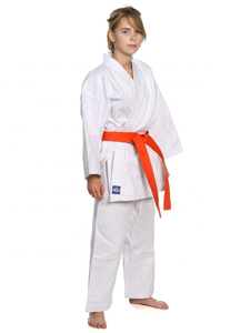 Uniforme de Karate y Taekwondo Azul 100% Algodón para Hombres Adultos con Logotipo Personalizado, Ajuste Transpirable - Product Image 6