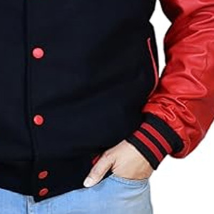 Varsity <b>Jackets</b> Wool Body Genuine Long Sleeves Winter Wear <b>Smart</b> and Stylish Men's <b>Jacket</b> - Product Image 5