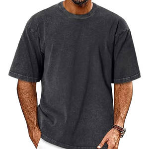 Camisetas Oversize para Mujer, Estilo Vintage Lavado, Holgadas, de Algodón, Manga Corta, con Efecto Ácido, Unisex, Tops Casuales Cómodos de Corte Holgado - Product Image 1