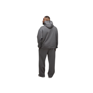 Men's Oversized Zipper Hoodie Solid Color Cotton Fleece Casual Pullover Autumn Style Pocket Design Oversized Fit - Product Image 1