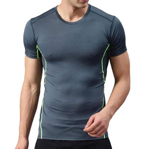 <b>Men</b> Gym Compression Shirt Plus Size Quick Dry Sports <b>Base</b> <b>Layer</b> Tight Fit Training Long Sleeve Gym T-Shirts - Product Image 1