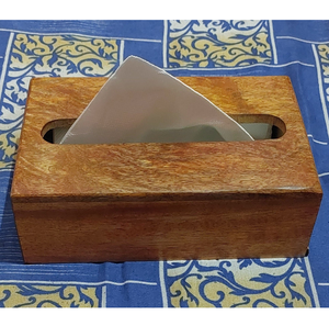 Caja de pañuelos de madera de nogal de alta calidad, diseño favorito actual con acabados de primera calidad, al por mayor. - Product Image 6