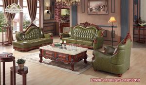 Conjunto de sofá de cuero moderno europeo, estilo de gran mansión pulido dorado para sala de estar, moderno y elegante - Product Image 4