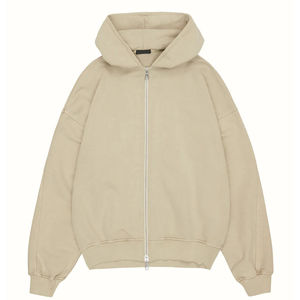 Men's Unisex Oversized Pink <b>Zip</b>-Up <b>Hoodie</b> Eco-Friendly Streetwear Casual Sweatshirt <b>Pockets</b> Regular Fit Winter Knitted Fleece - Product Image 2