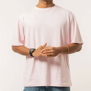 เสื้อยืดเปล่า 220 แกรม ทรงปกติ คอกลม แขนสั้น สวมใส่สบาย ผลิตจากโพลีเอสเตอร์/คอตตอน ยืดหยุ่น ระบายอากาศ แห้งเร็ว - Product Image 5