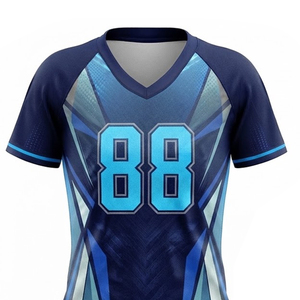 Camiseta de voleibol de manga corta de alta calidad que absorbe la humedad, con bajo MOQ, el mejor diseño, ropa deportiva, camiseta de voleibol para mujer - Product Image 4