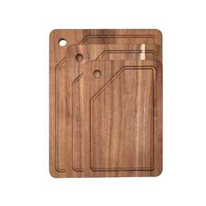 Tabla de cortar redonda de mármol y madera de acacia con asa, tabla para queso, bandeja para servir, tabla de cocina para pan y frutas - Product Image 3