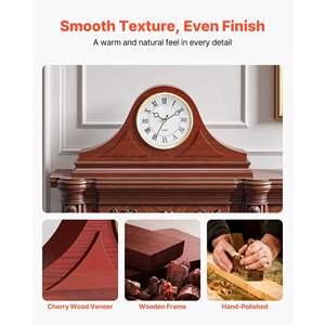 Orologio da scrivania e da tavolo con 6.4 Vintage silenzioso in movimento al quarzo - Product Image 3