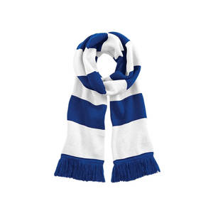 Nouvelle Écharpe de Supporter en Acrylique Tricoté Rayé de Qualité Supérieure avec Pompons, Modèle 2026, Idéale pour les Fans de Football - Product Image 3